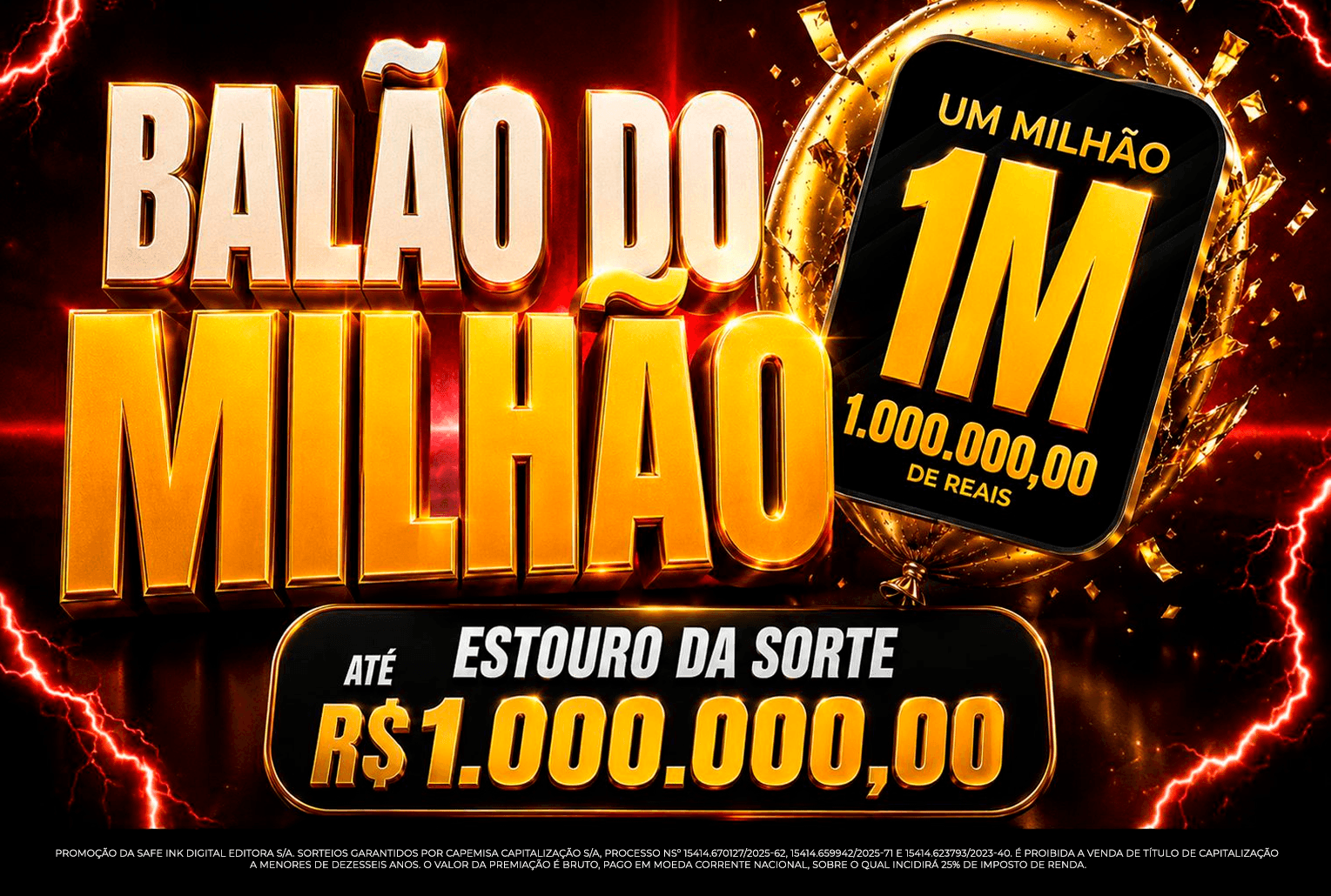 Promoção Balão do Milhão
